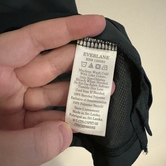 Everlane Uniform Men M Evergreen Mesh Short Sleeve Lightweight The Sport Tee - Picture 10 of 11